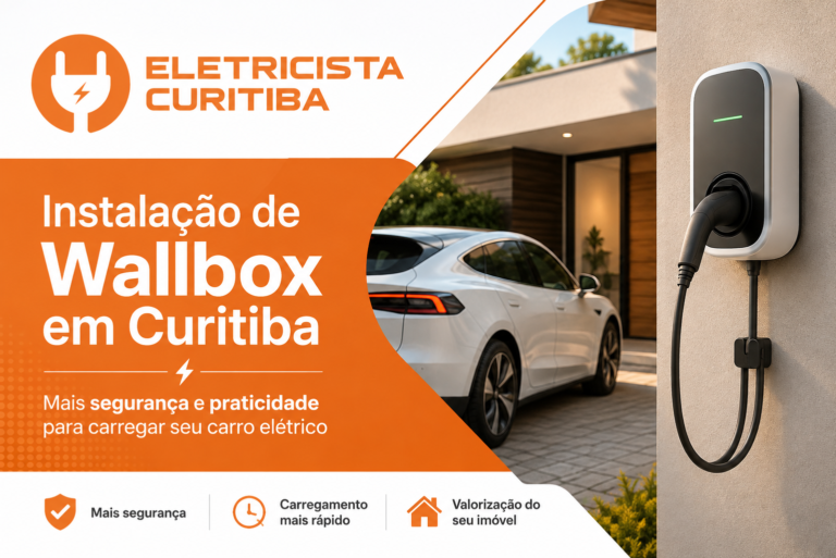Instalação de Wallbox residencial para carro elétrico em Curitiba
